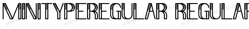 MINITypeRegular Regular字体转换